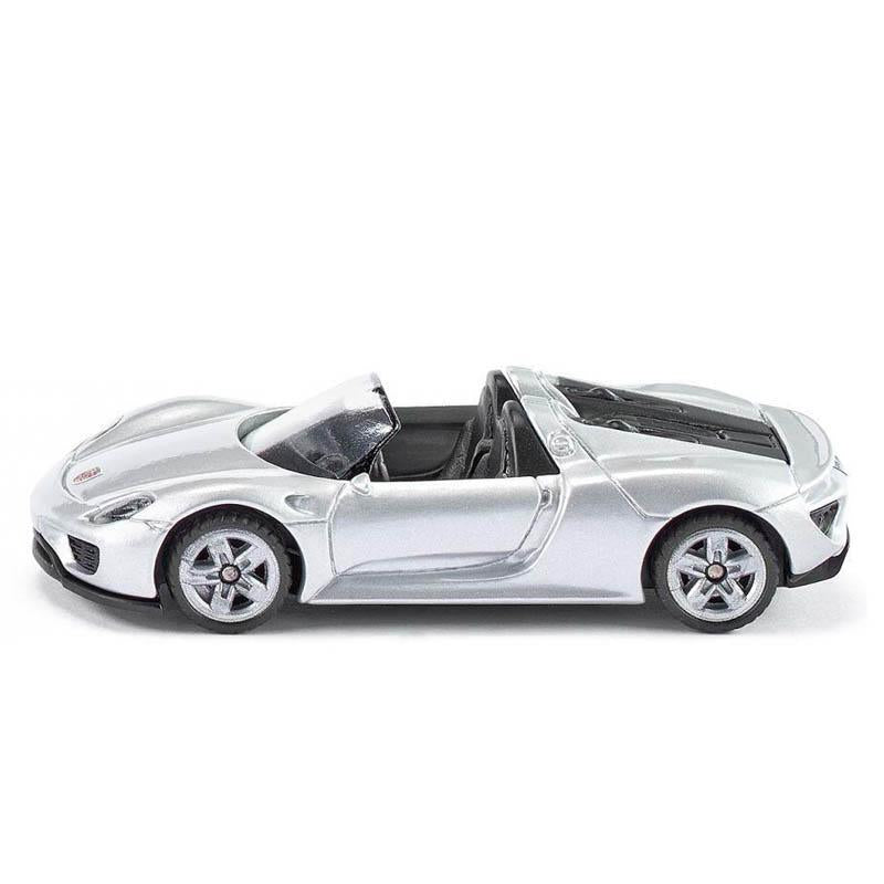 Maquette SIKU Porsche 918 Spyder à L'échelle 1:55 - Métal Et Plastique, Pneus Caoutchouc - Jouet Collection Argent - 5